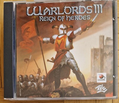 Warlords III ''Reign Of Heroes'' PC Gaming Spiel CD Copyright 1997