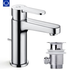 Waschtischarmatur mit Zugstange Wasserhahn Wa...