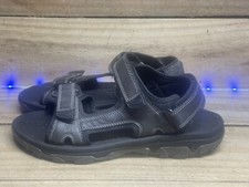 Eddie Bauer Men's Sandals Holman Adjustable Straps Comfort Footbed Sz 9 Black