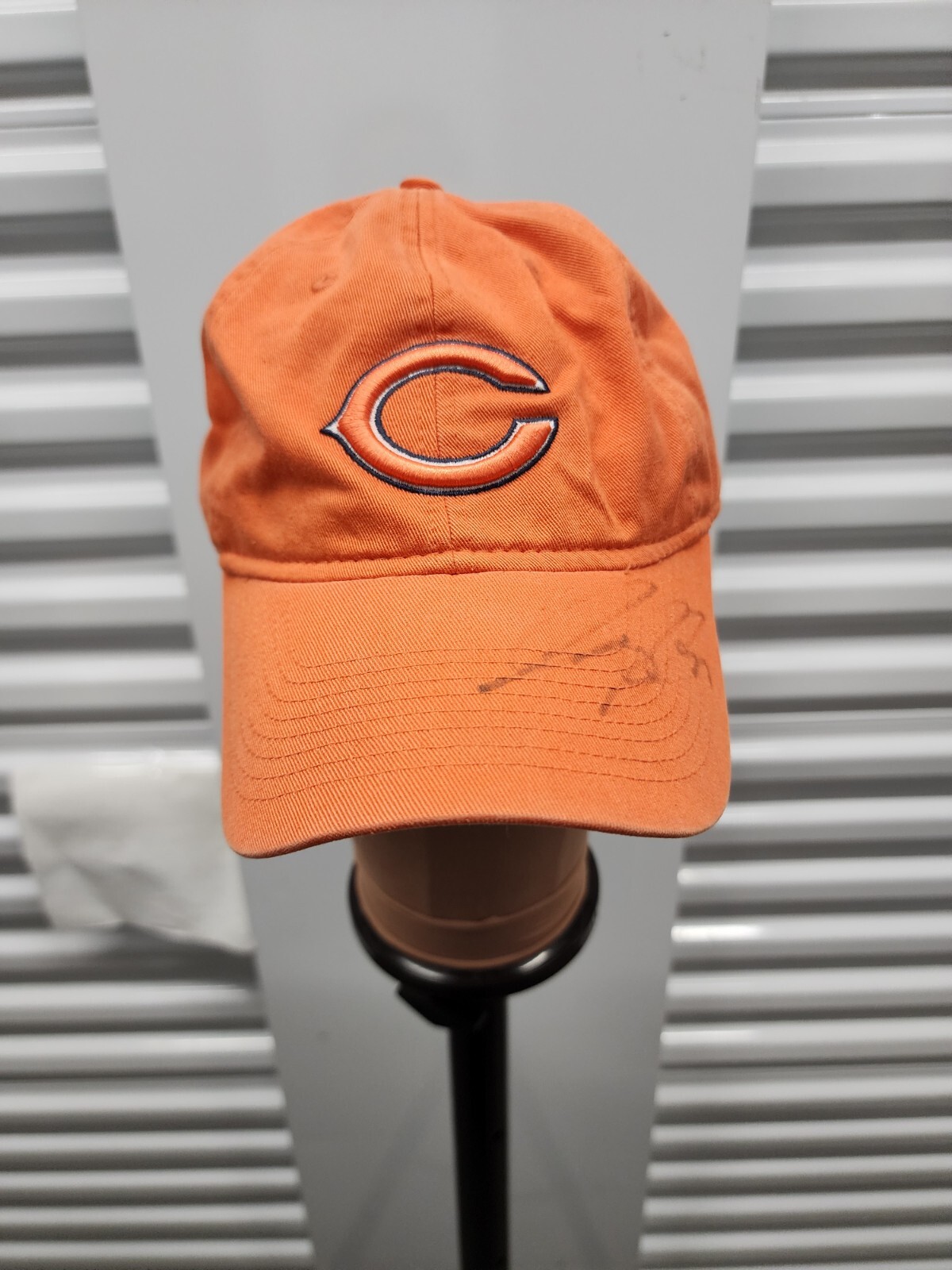 CHICAGO BEARS Hat  Adjustable Strapback Orange Re… - image 1