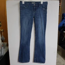 Mek Dnm Mens Gilmore Bootcut Jeans Blue Stretch Dark Wash Slim Fit 28 X 34