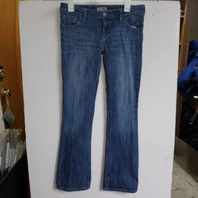 Mek Dnm Mens Gilmore Bootcut Jeans Blue Stretch Dark Wash Slim Fit 28 X 34