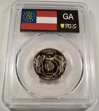 1999-S 25c CLAD PCGS PR70DCAM GEORGIA QUARTER PROOF DEEP CAMEO PR 70 DC