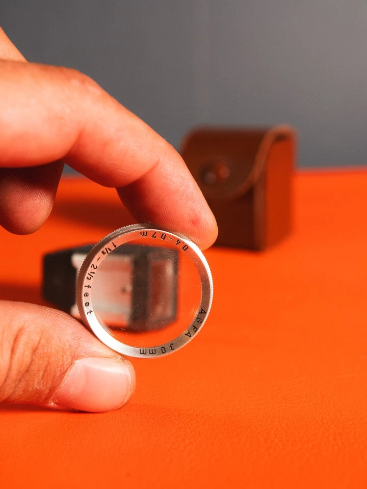 Agfa Super Solina Finder com Filtro 30mm e Estojo, Feito na Alemanha, BOM - Imagem 4 de 4