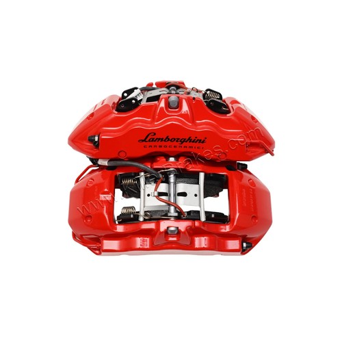 Front Lamborghini Huracan Gallardo Audi R8 Ceramic Brake Calipers Brembo 6pot 40 - Picture 3 of 3