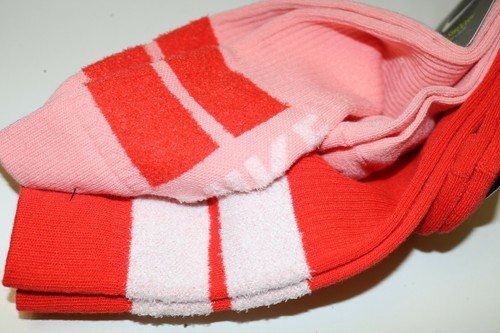 NIKE SWOOSH CUSHIONED OVER THE CALF SOCKS 2PACK SX7312-902 UNISEX KIDS UK2-5 - Picture 9 of 11