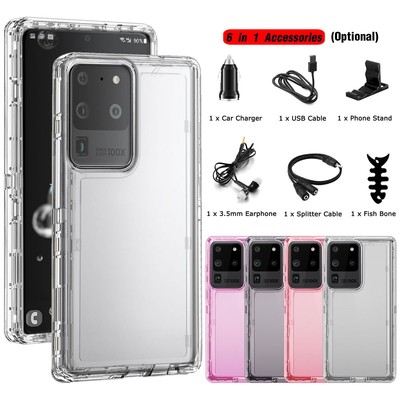 For Samsung Galaxy S20+ Ultra S20 5G Phone Case Clear Hard Cover / Accessories