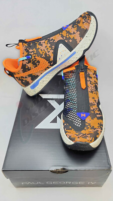 Nike Paul George IV PG4 Digi Camo Basketball Shoe Tie & Zipper