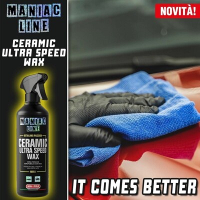 CERA SPRAY CERAMIC ULTRA SPEED WAX MANIAC LINE 500ML