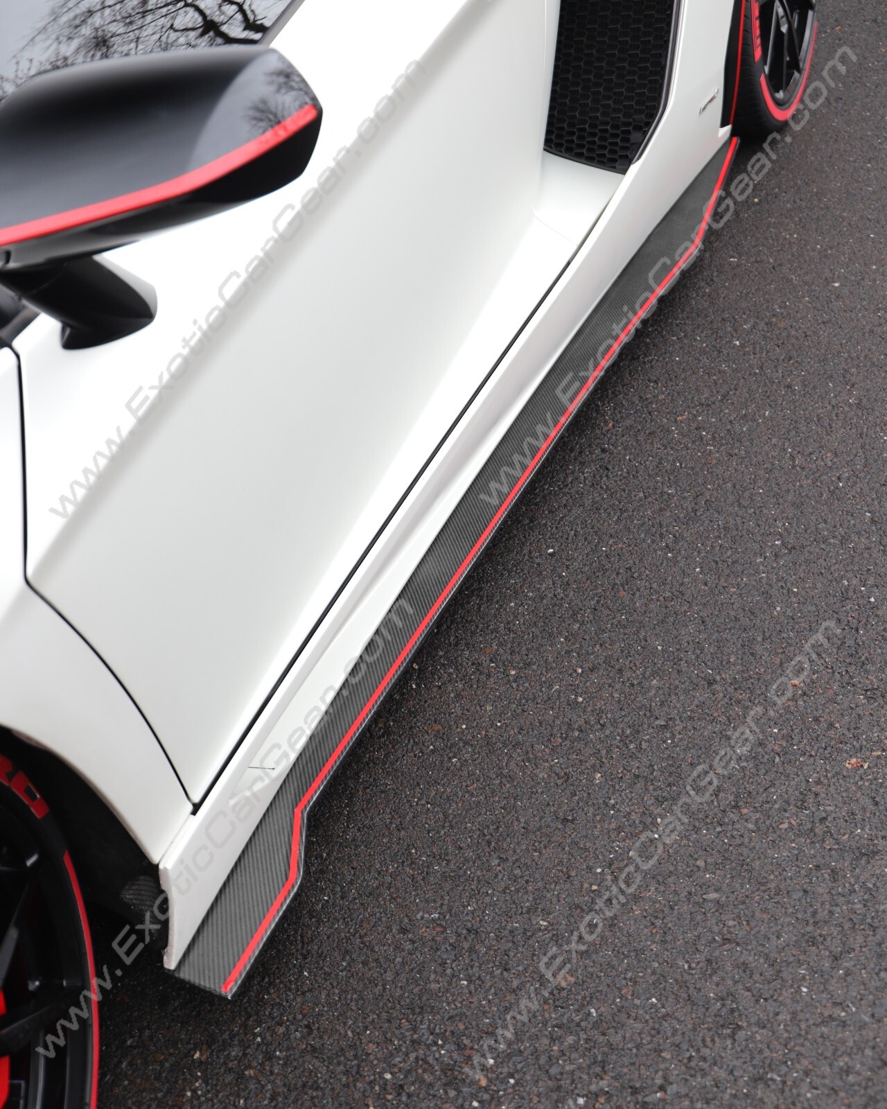 Lamborghini Aventador Carbon Fiber Side Skirts