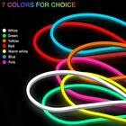 Flexible LED Strip Sign Neon Lights Silicone Tube Waterproof DIY 12V 1M 2M 3M 5M