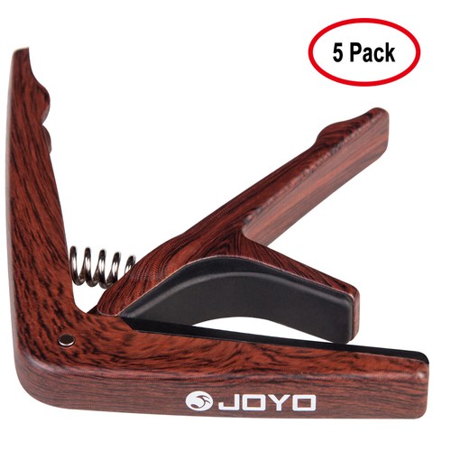 JOYO 5-Lot Guitar Capo Acoustic Clip Guitar String Instrument Clamp +Free Pick - Picture 1 of 5