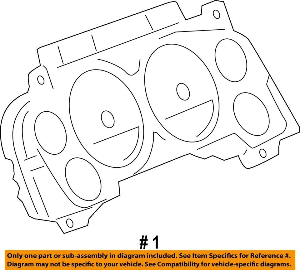 Medidor de velocímetro usado se adapta a: Chevrolet Silverado 2500 2013 camioneta clúster MPH EE. UU. Foto 4 de 4