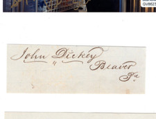 John Dickey (1794–1853) Signed Clip / Autographed Congress Pennsylvania
