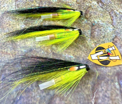 3 V Fly 1 Inch Copper Ultimate Posh Tosh Salmon Tube Flies & Trebles