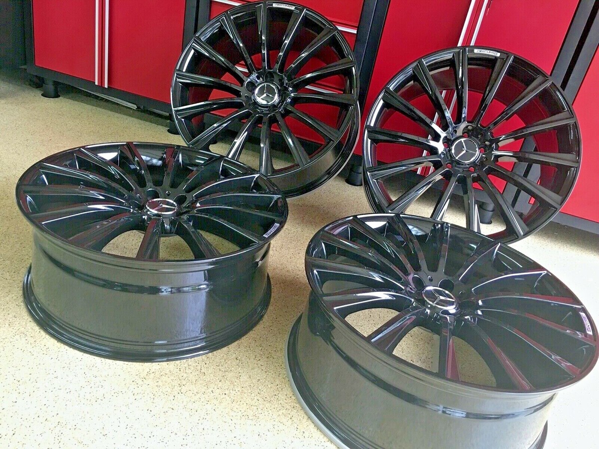 サ*ー様 Mercedes-Benz 19インチ ホイールセット 8.5Ｊ4本タ MERCEDES 19/8.5 19/9.5 RIMS WHEELS SET 4 NEW 19 s550 s450 s400 S63