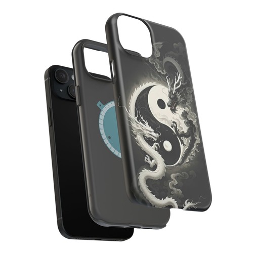 Yin Yang Dragon Handyhülle, Magnetische Tough Hüllen zum Schutz, Geschenk für Drachen - Bild 62 von 134