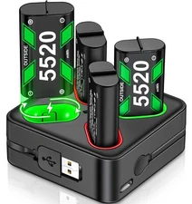 Charging Station Dock 4*Rechargeable Battery for Xbox Series X/S Xbox One X/S