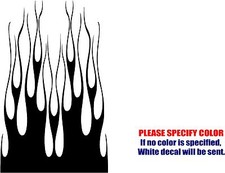 HOT ROD Hood flames 002 Decal Sticker JDM Vinyl Graphics Car Window Bumper 35"
