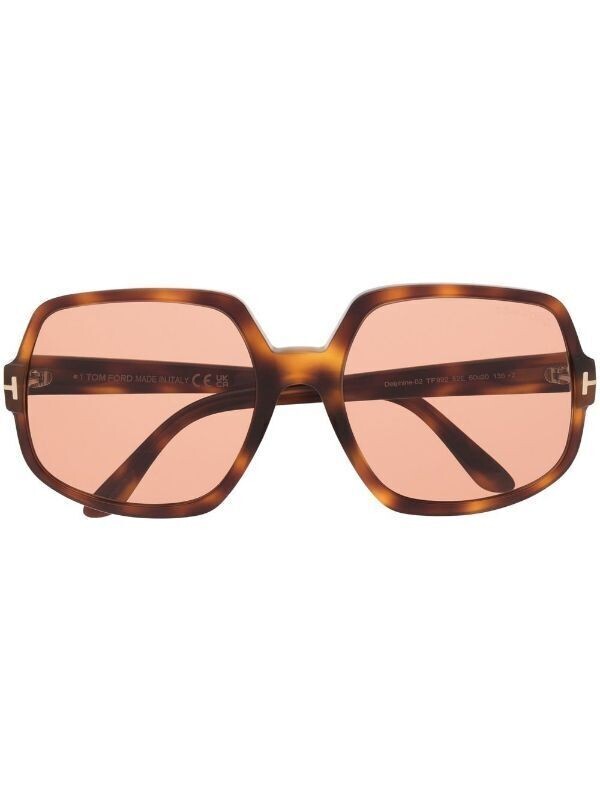 Солнцезащитные очки Tom Ford Delphine FT0992-52E-60-20-135 Темно-синий 39490₽