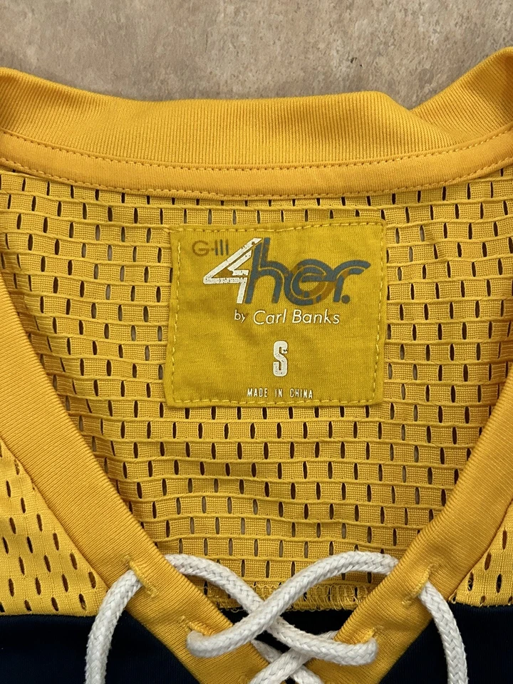 Camisa Jersey Mujer U Of M Michigan Wolverines (GIII 4her Talla Pequeña G-lll Foto 2 de 3