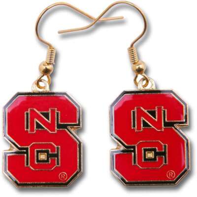 NC State Dangle Earrings main image 0