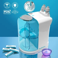 NASALFRESH MD Dual Powered Nasal Sinus Irrigation System Rinse Wash w/30 Packet