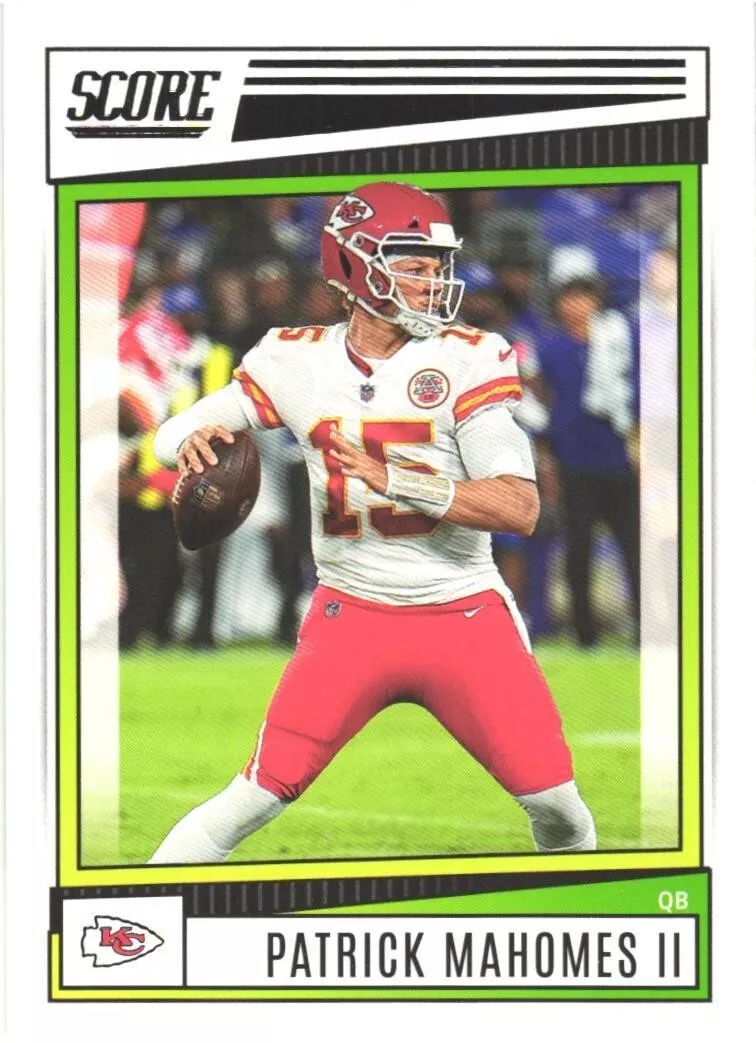Patrick Mahomes trading card
