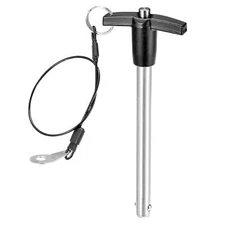 1Pc Stainless Steel T-Handle Lock Pin 8mm x 100mm Quick Release