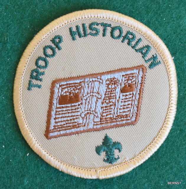 BOY SCOUT YOUTH POSITION PATCH TROOP HISTORIAN eBay