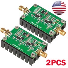 2Pcs 3W 2MHZ-700MHZ RF Power Amplifier HF VHF UHF FM Transmitter For Ham Radio