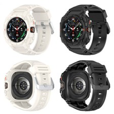 For Samsung Galaxy Watch Ultra 47MM Luxury Shockproof Sports Band w/ Bumper Case
