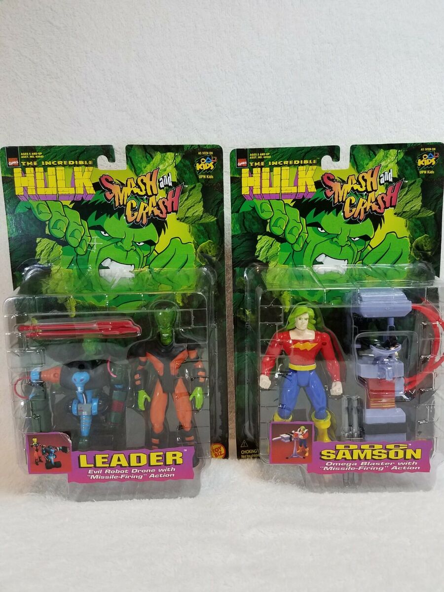 THE INCREDIBLE HULK SMASH AND CRASH LEADER AND DOC SAMSON THE INCREDIBLE HULK SMASH AND CRASH LEADER AND DOC SAMSON