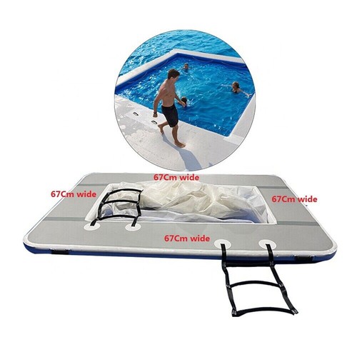 Portable Inflatable Yacht water Pool Inflatable Floating Ocean Sea Swimming Pool - Picture 6 of 12