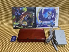 3DS/2DS/DS Nintendo 3Ds Red Body With 2 Game Software Japan