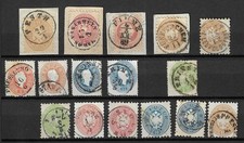 Austria 1960- 1867 lot  arms and Franz Joseph issues, high catv. used