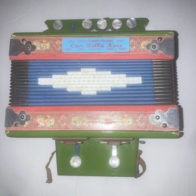 Vintage Fabbrica Organetti Abruzzesi accordion made by Cav. Della Noce in Italy.