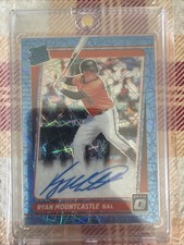 2021 Panini Donruss Optic - Rated Rookie Signatures Ryan Mountcastle /75 Blue 