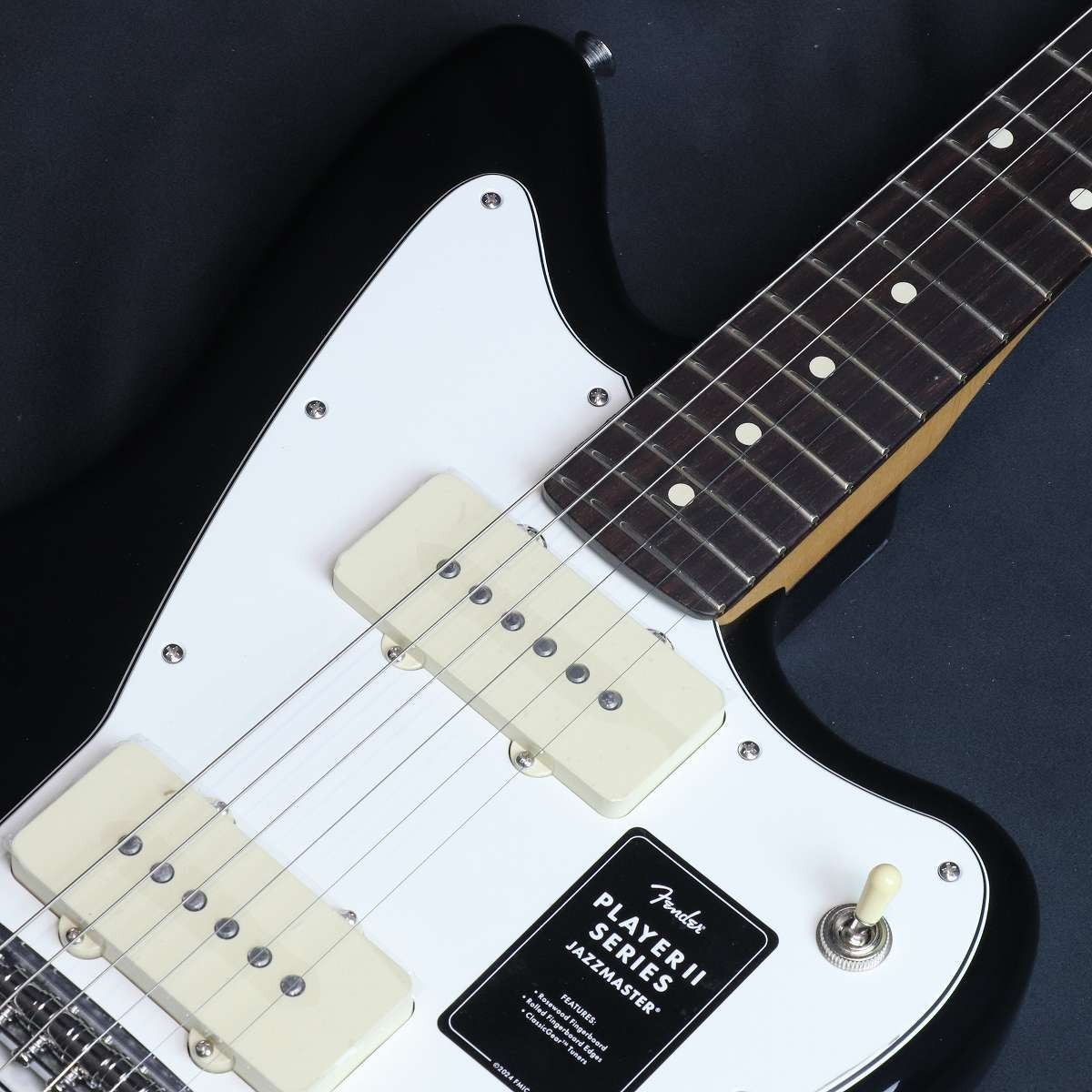 Fender Player II Jazzmaster Electric Guitar Rosewood Fingerboard Black