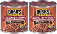 Bush's Best Brown Sugar Hickory Baked Beans 2 Can Pack