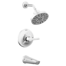 Delta Galeon Tub Shower Trim w/ H2OKinetic Lumicoat Chrome-Certified Refurbished
