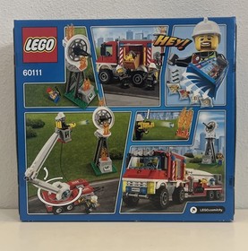 LEGO City 60111 Fire Utility Truck Retired Set NEW SEALED Box Imperfect See Pics