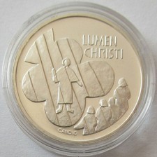 Switzerland 20 Franken 2000 Millennium Lumen Christi Silver BU