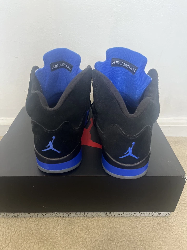 Tamanho 13 - Jordan 5 retrô Mid Racer azul (sem travas de renda) - Imagem 4 de 4