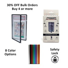 PSA Magnetic Slab Case 8 Colors for Standard PSA Graded Cards  Safety Lock