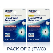 Equate Maximum Strength Liquid Wart Remover, 0.31 fl oz 2 Pack