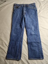 Vintage 80s Levis 20517 0217 Orange Tab Jeans Mens Size 34x29 Dark Wash EUC USA