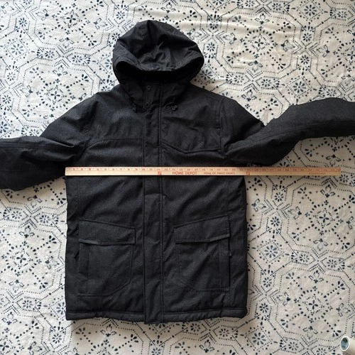 Prana Mens Holmes Puffer Jacket, Hooded Full Zip, XL, Dark Grey (NOT BLACK) image 11