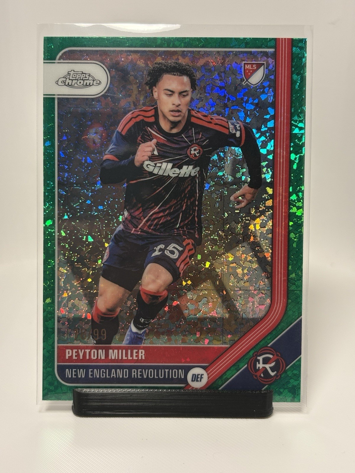 2026 Topps Chrome MLS Peyton Miller Green Speckle Refractor #69 /99
