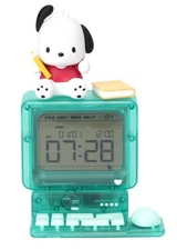 Sanrio Pochacco Retro Digital Alarm Clock Cute Desktop Table Clock
